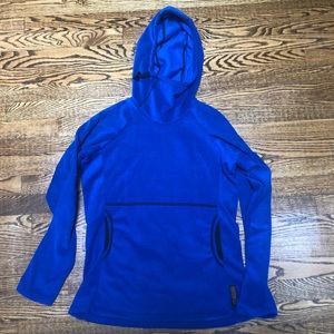 Melanzana Micro Grid Hoodie Surf Blue